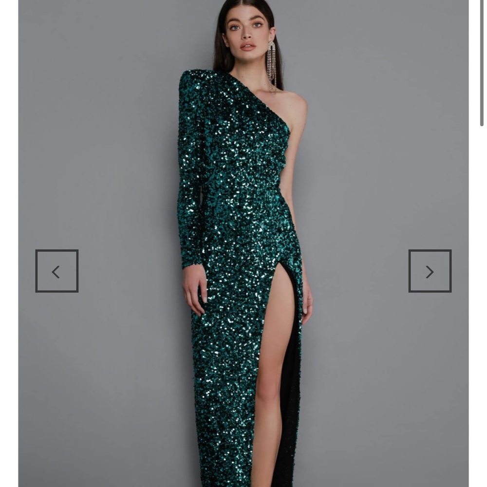COPY - Bronx and Banco GALAXY EMERALD GOWN